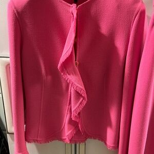 Vintage escada hot pink skirt and blazer
